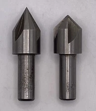 LOT OF 2: 5/8" HIGH SPEED COUNTERSINK 90° "Y 7931", 5/8" 60° (?) "Y 7662"