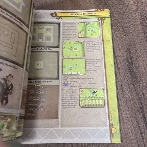 Legend of Zelda Spirits Tracks Prima Official Premiere Strategy Guide + Map DS - Picture 6 of 14