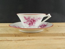  ANTICA TAZZA TÈ PORCELLANA ART DECO LIMOGES ELTE’ UNIQUE TEXERAUD 1923 DIFETTO#