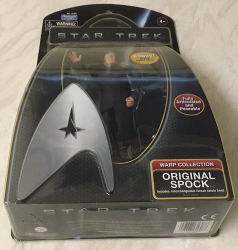 Star Trek Warp Collection Original Spock Figure 2008 Good Condition FREE POSTAGE - Picture 6 of 7