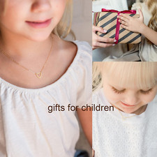 14K Gold Tiny Heart Pendant Necklace Dainty Open Heart Chain Choker Gift for Her