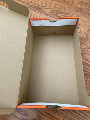 NEW NIKE EMPTY Shoe Box Orange | eBay