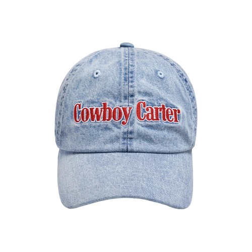BEYONCE OFFICIAL ACT II COWBOY CARTER DENIM HAT CAP NEW RENAISSANCE