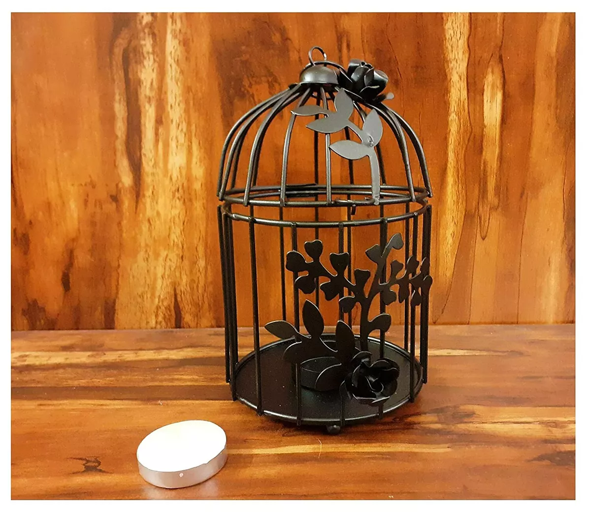 Bird cage sales tea light holder