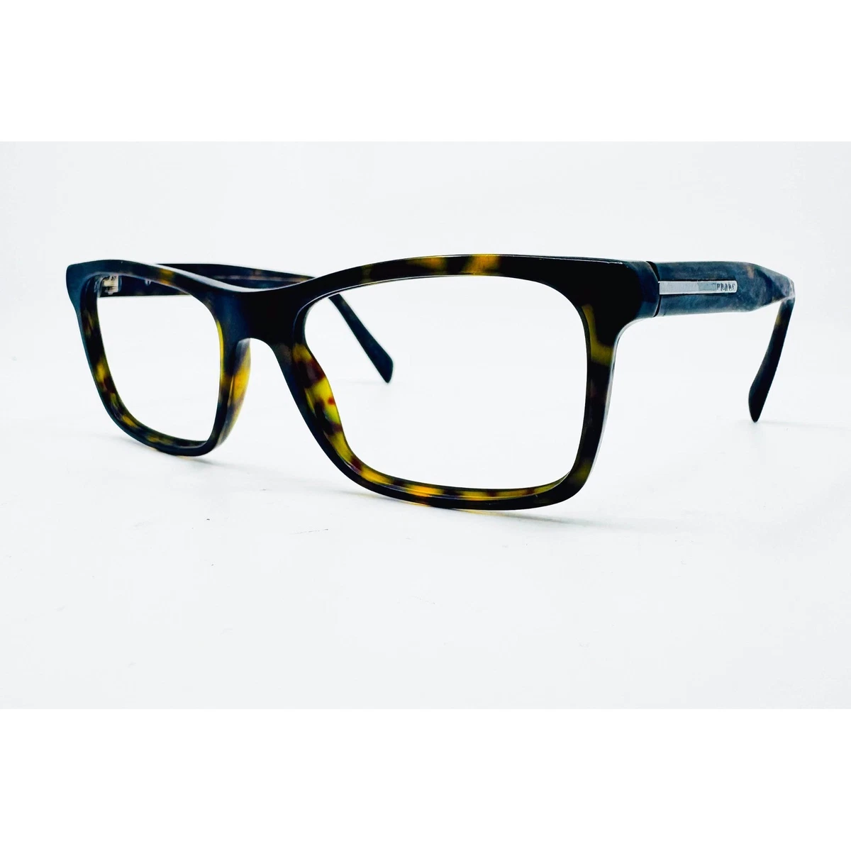 PRADA VPR 08V Black&brown Optical/Sunglasses Frame Authentic Made In Italy PRADA Brown Square Eyeglass Frames for sale | eBay main image 2