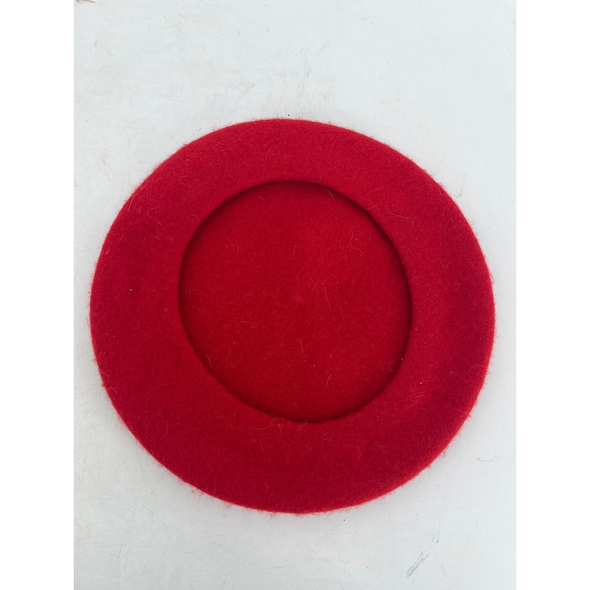 Unbranded Wool Beret OS Red Parisian French Style Vintage Inspired Romantic Meet the Renoir Knitted Wool Beret – Classic Soft French  main image 3