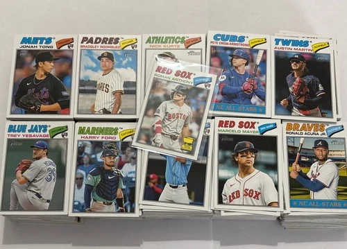 2026 Topps Heritage Lot Of 500 Base Cards Set Builder w/RCs + Roman Anthony