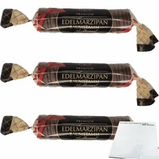 Zentis Edel Marzipan Baumstamm mit Nougat 3er Pack 3x100g Packung usy Block