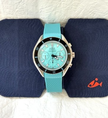 DOXA SUB 200 C-Graph   Tiffany Blue Dial