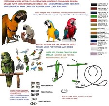 Harness plus parrots quick attach medium large x all leash 3mm yy
