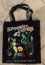 Spooky Empire Canvas Monster Tiki Tote Bag Frankenstein Bride