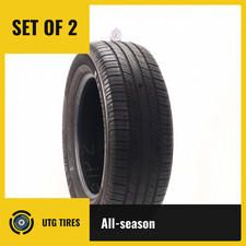 Set Of 2 Used 24560r18 Michelin Defender 2 105h - 7.532 Set Of 2 Used 24560r18 Michelin Defender 2 105h - 7.532