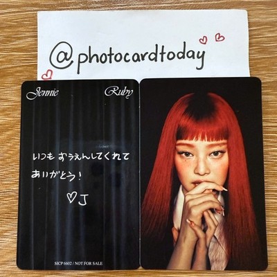 COMPLEX限定 JENNIE ポスター Ruby BLACKPINK トレカ COMPLEX限定 JENNIE ポスター Ruby BLACKPINK トレカ
