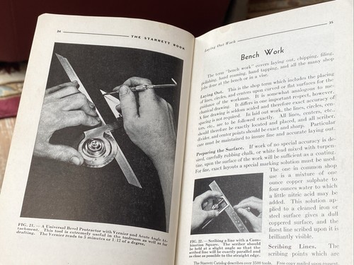 Das Starrett Buch für studentische Maschinisten Buch 1941. U.S.A. Metall Drehbank Former - Bild 21 von 24