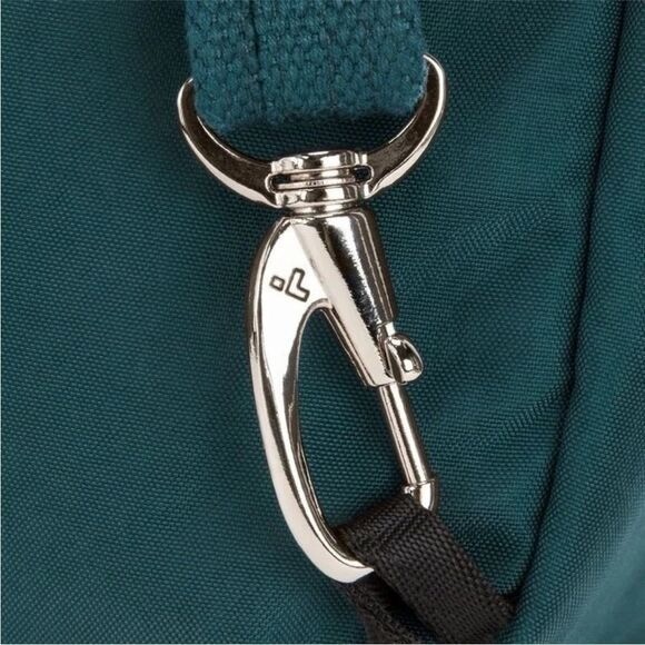 Travelon Anti-Theft Essentials Backpack Teal Peacock RFID Pockets LED Travel bag thumbnail 2