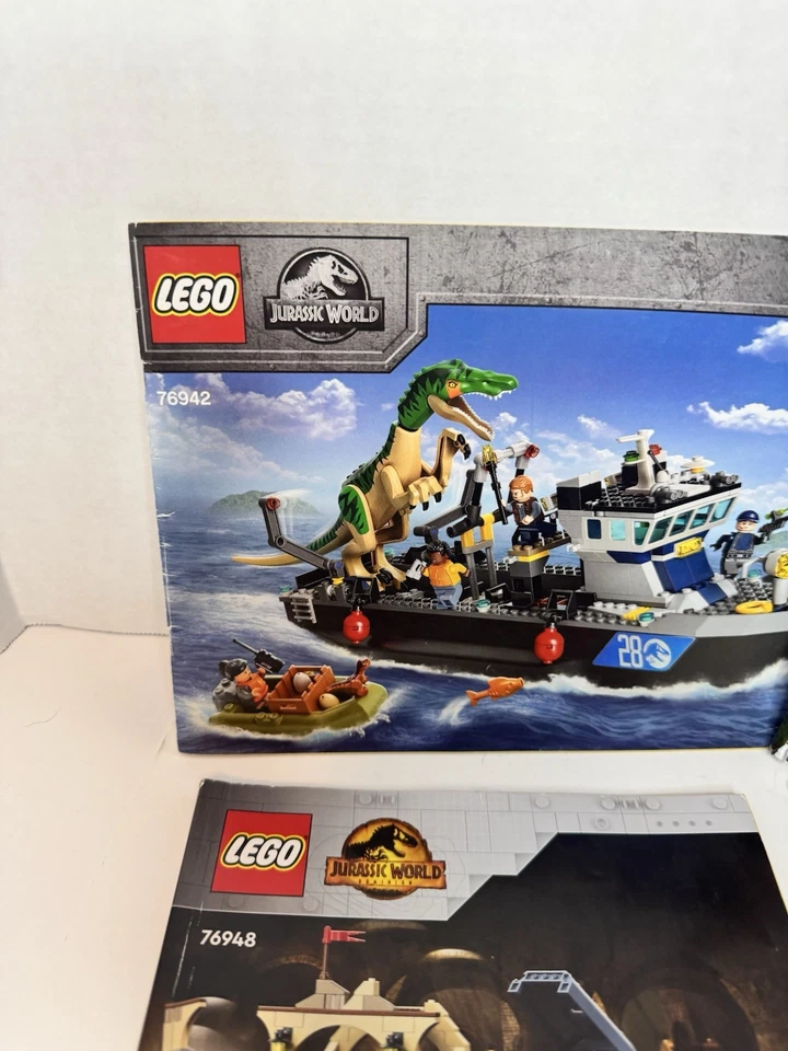 LEGO Jurassic World MANUAL ONLY LOT - 76942 76949 76947 - Image 4 of 4