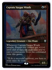 Captain Vargus Wrath NM* ETCHED FOIL Commander Legends ENGLISH 593 -UnltdCards