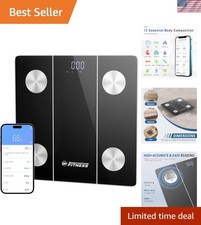 Smart Bluetooth Body Weight Scale with 12 Body Composition Metrics, 400lbs
