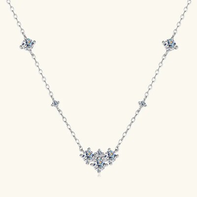 1.65ct Round Cut Lab Created Diamond Test Pass VVS1/D/Excellent Necklace
