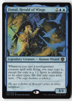 Donal, Herald of Wings #3 (Foil) (NM) Crimson Vow VOC Magic MTG
