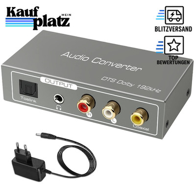 HDMI ARC Audio Extractor Digital-Analog Konverter für Soundbar 65 Zeichen