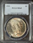 1923 Peace Dollar Silver $1 - PCGS MS 65 **FREE SHIPPING**