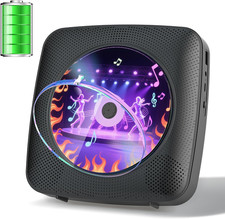 Portable CD Player Bluetooth: CD Players for Home Rechargeable Desktop Wall Port