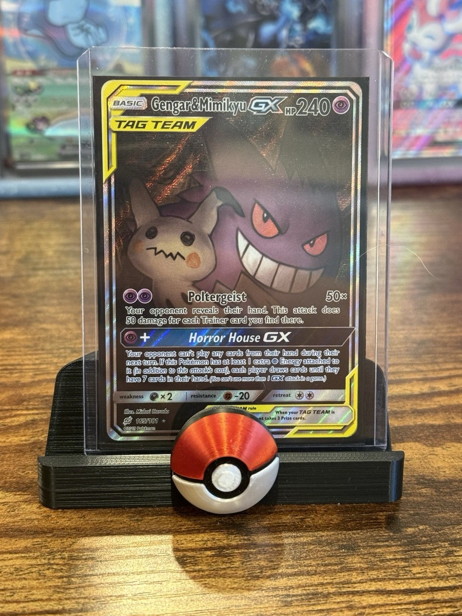 Gengar & Mimikyu GX (Alternate Full Art) 165/181 Sm-Team Up Holo (CLEAN NM+)