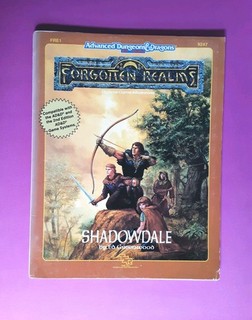 FRE1 SHADOWDALE FORGOTTEN REALMS AD&D 2ND TSR 1989 RPG ROLEPLAYING DND RARE