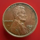 1921-S Lincoln Wheat Cent Extremely Fine XF Coin #1989