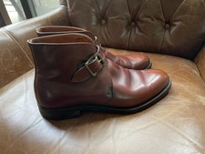 Vintage 1970s Aristocraft Men  s Brown Jodphur Strap Boots Size 10