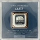 Geiger Edelmetalle 1 oz .999 Fine Silver Original CLUB Bar in Assay! #777 / 1600