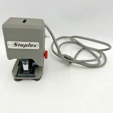 Vintage Staplex SJM-1 Heavy Duty Electric Stapler Free Ship WORKING See Video!