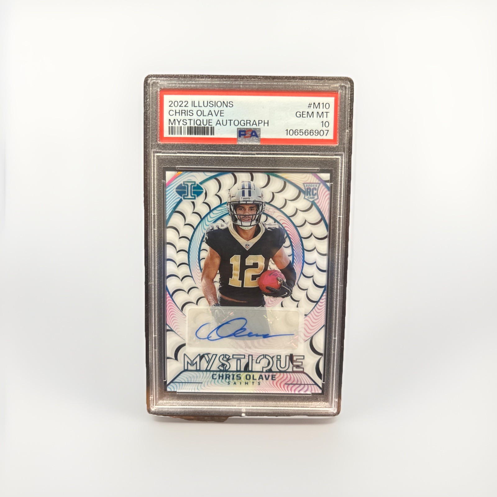 Chris Olave Panini Illusions Mystique Autographs #M10 Base