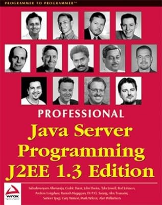 Professional Java Server Programming J2EE: 1.3 Edition (Programmer to Programmer