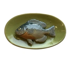 Vintage Rosemeade Pottery Bluegill Fish Plaque