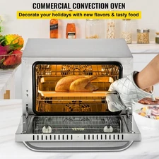 New Commercial Convection Oven, 21L/19Qt, Quarter-Size Conventional Oven Counte