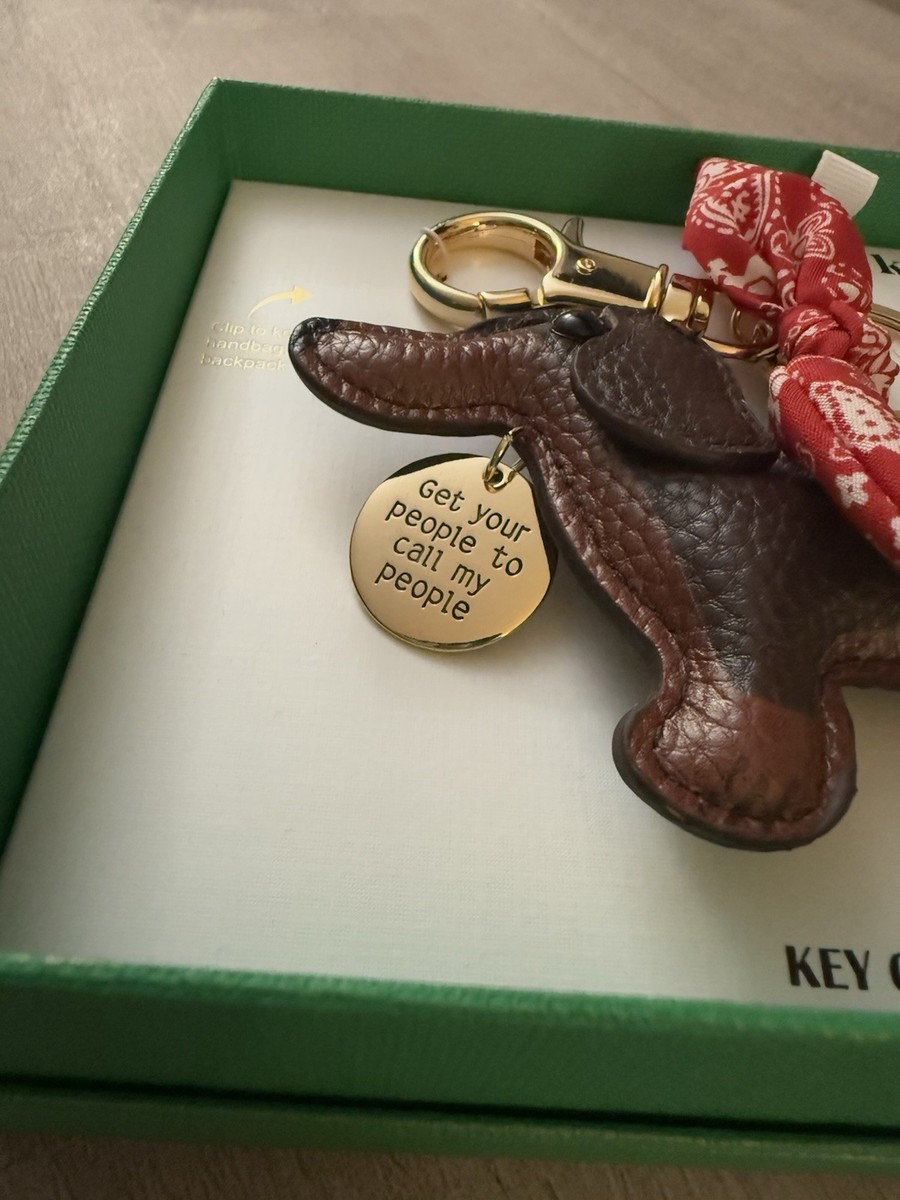 Piper K Viral Dachshund Dog w/ Bandana & Tennis Ball  Piper K Dachshund Doxie Bag Charm Key Chain Dog Bandana Tennis Ball Bling Cute display picture 1