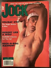 Jock Magazine January, 1998. Holiday XTSY, Men of Jock 1998 Calendar. RARE NEW!