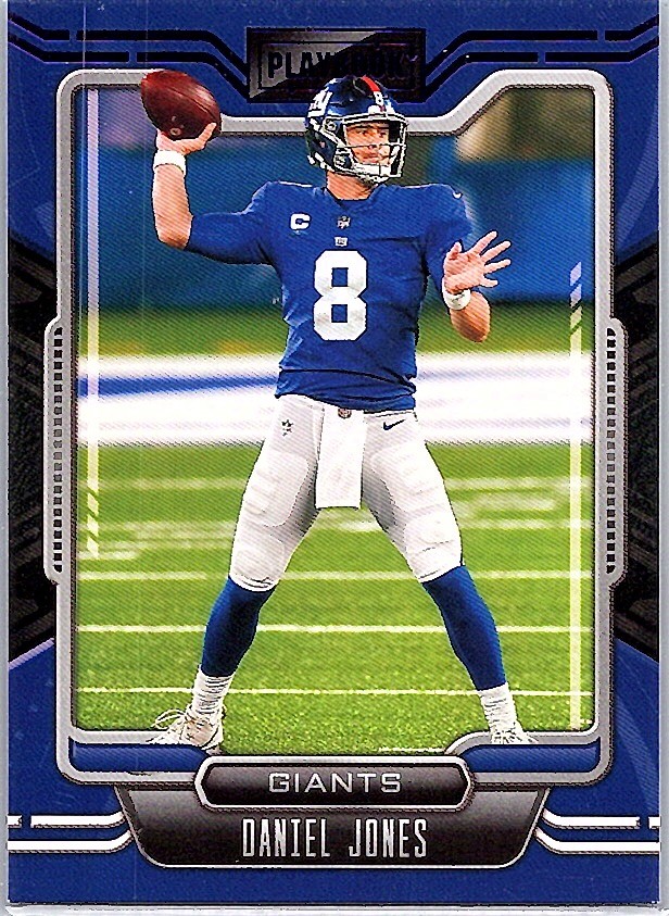 2021 Panini Playbook #62 Daniel Jones Purple