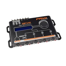 PRV AUDIO Car Audio DSP 2.4X Digital Crossover and Equalizer 4 Channel Black