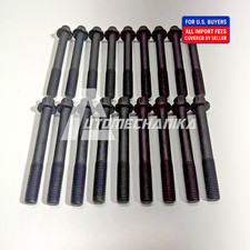 18x Bolt Cylinder Head For Isuzu Npr Nqr 4hk1 52l 4he1 48l 98-18 8970776380