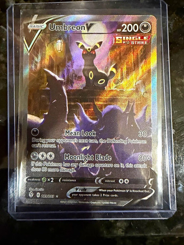 🔥🔥🔥🔥The Pokémon Company Umbreon V 189/203 Evolving Skies Holo Ultra Rare NM