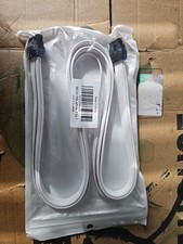 Lot of 3 PCIe 5.0 Riser Cable 38cm 1-to-1 GPU Extension Cable White NEW