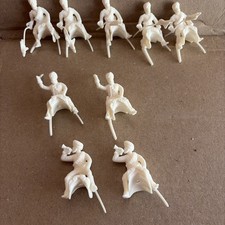 Armies in Plastic Indian Army Cavalry WWI Lancers w/ Saddles Lot of 9 Read