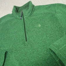 North Face Sweatshirt Men XXL Gordon Lyons Fleece Sweater Green Better Hiking