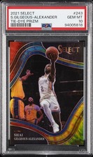 2021 PANINI SELECT TIE-DYE PRIZM #243 SHAI GILGEOUS-ALEXANDER 3/25 PSA 10