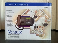 Nortel Venture 3-Line Telephone Multiline Communications System Business