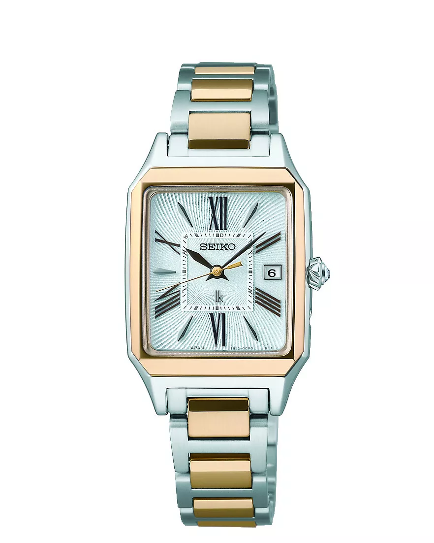 SEIKO LUKIA Standard Collection SSVW Gold Tonneau Women's Watch New in  Box