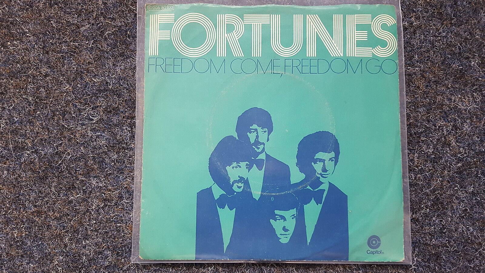 7"" Single Vinyl Fortunes - Freedom come, freedom go